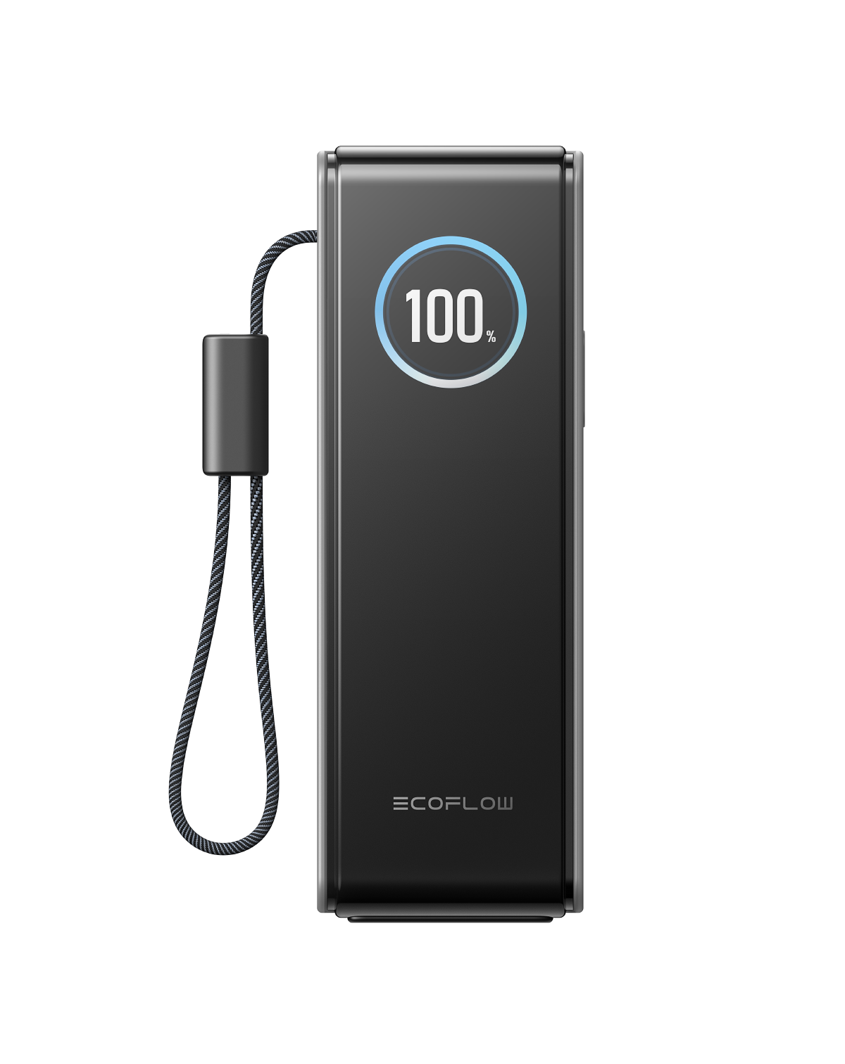 Powerbank RAPID 25K mit integriertem Kabel silber