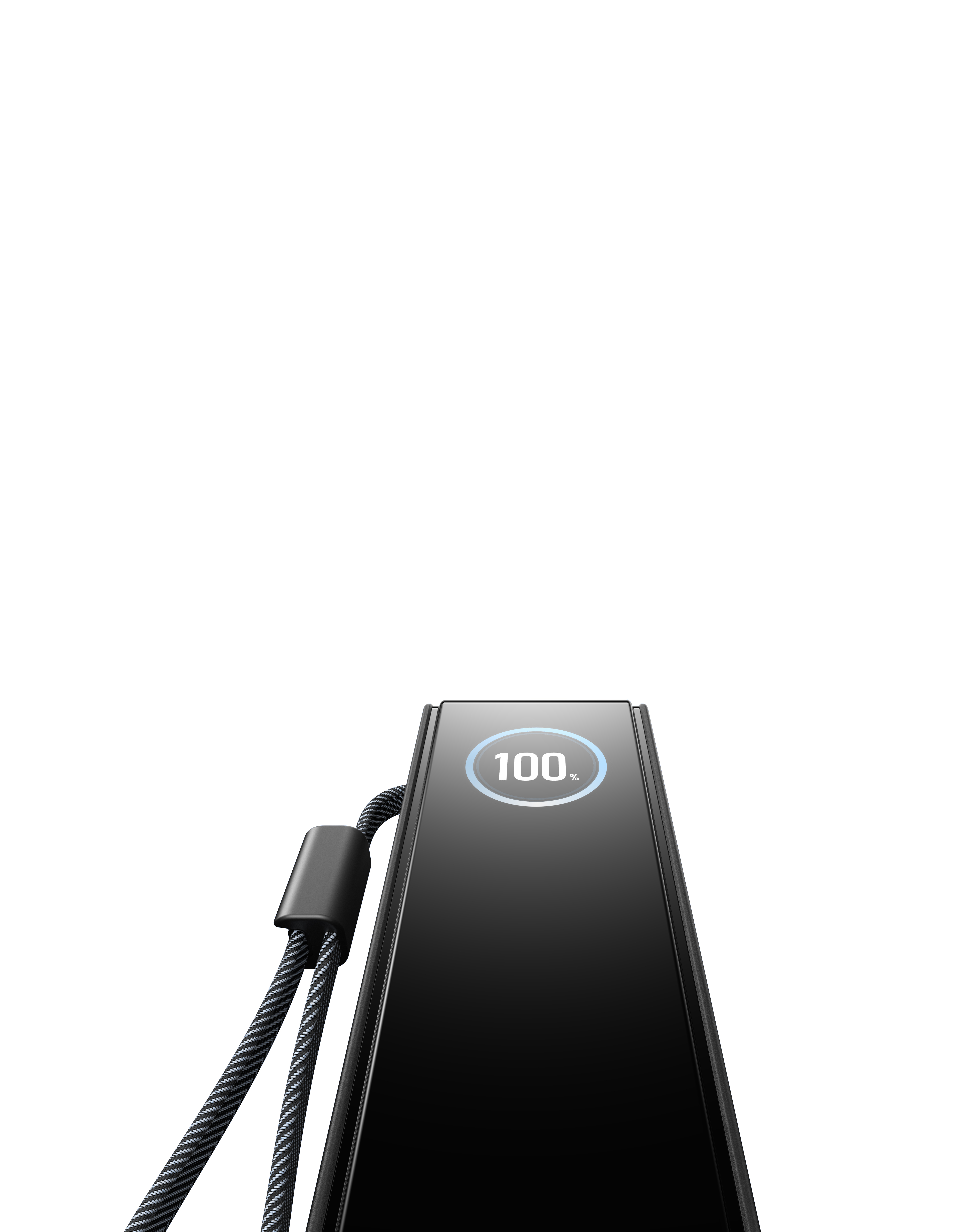 Powerbank RAPID 25K mit integriertem Kabel schwarz