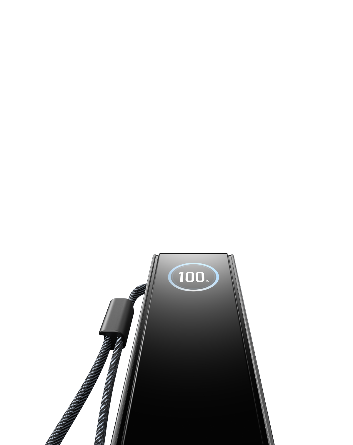 Powerbank RAPID 25K mit integriertem Kabel silber